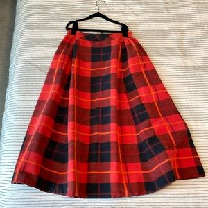 kate spade plaid skirt